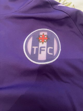 Sudadera Toulouse FC Kappa Morada y Gris