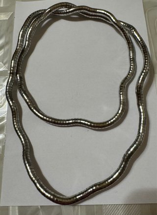 Bracciale/Collana vintage maglia flessibile