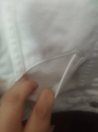 Chaqueta vaquera blanca Stradivarius