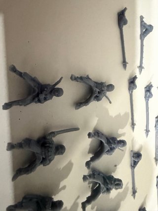 Figuras Escuderos Bretonia Warhammer The Old World