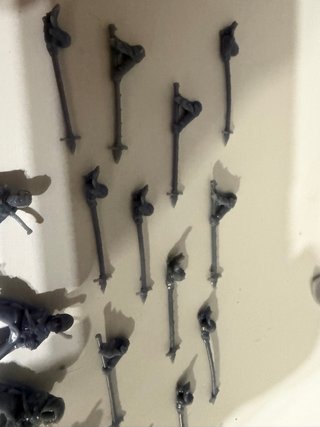 Figuras Escuderos Bretonia Warhammer The Old World