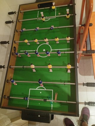 Futbolín antiguo madera