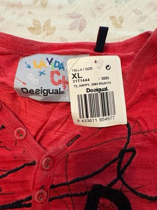 Camiseta Desigual Talla XL NUEVA