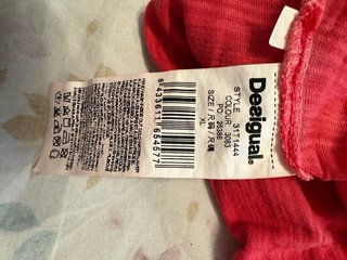 Camiseta Desigual Talla XL NUEVA