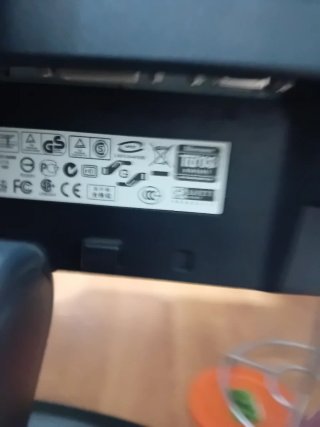 Monitor HP 1740 Plata/Negro