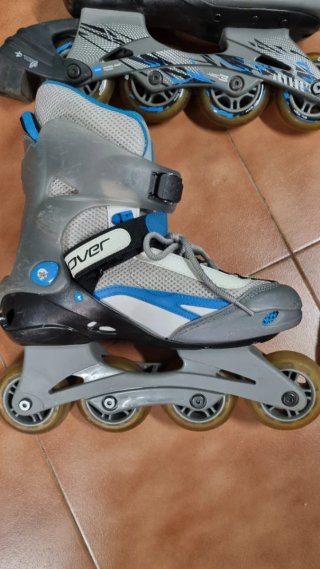 Patines en línea y protecciones