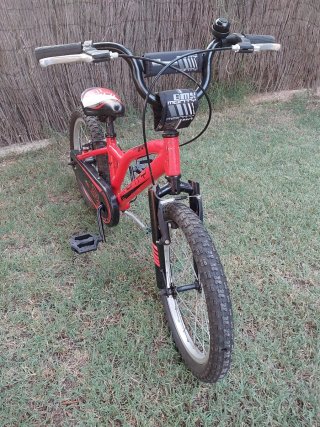 Bicicleta Monty 18" Roja