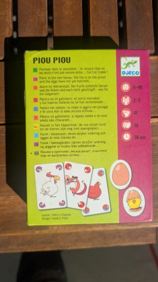 Juego de mesa Djeco Piou Piou