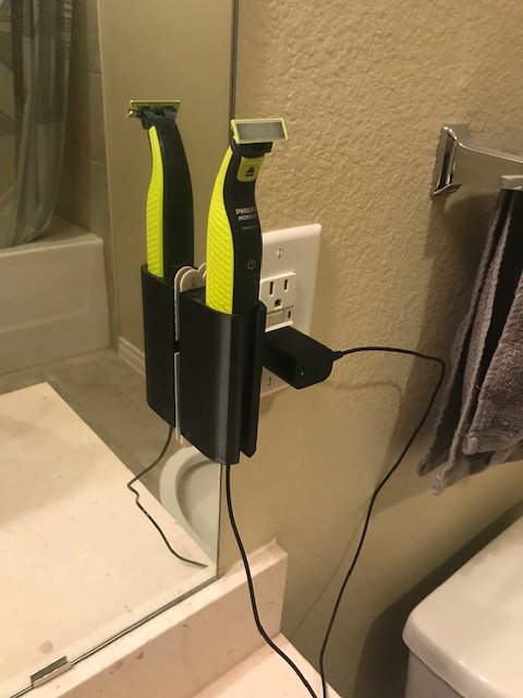 Soporte de Pared/Espejo Carga Philips OneBlade