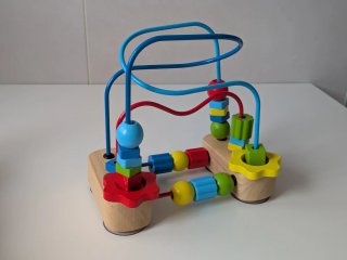 Laberinto de Cuentas Madera Nenittos
