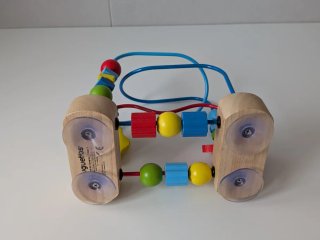 Laberinto de Cuentas Madera Nenittos