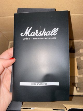 Altavoz Marshall Acton III Bluetooth Negro