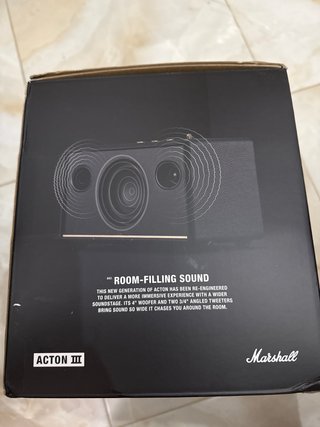 Altavoz Marshall Acton III Bluetooth Negro