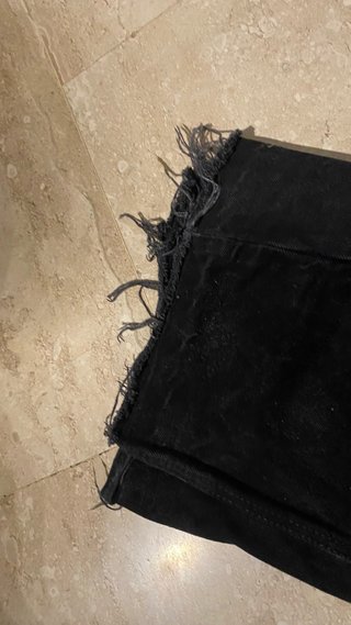 Pantalón Zara Flared Negro Talla 38