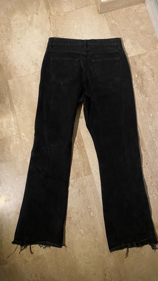 Pantalón Zara Flared Negro Talla 38