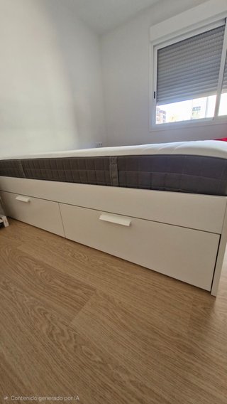 Cama 160x200 con cajones y colchón