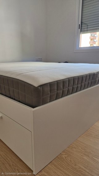 Cama 160x200 con cajones y colchón