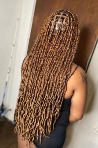 Rastas Africanas Marrones Largas