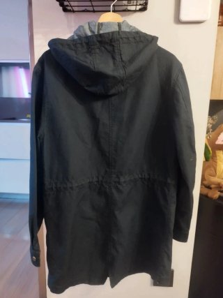 Parka Zara Hombre Talla M Azul Marino