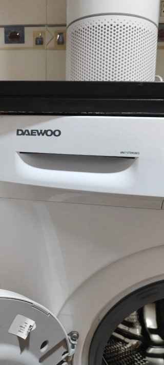 Lavadora Daewoo Frontal Blanca