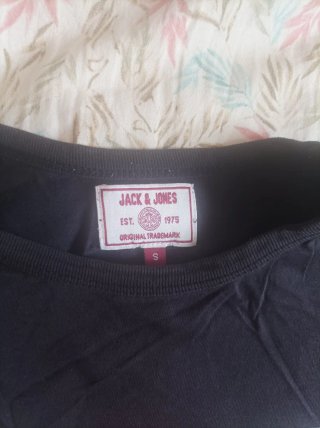 Camiseta Jack & Jones Negra Talla S