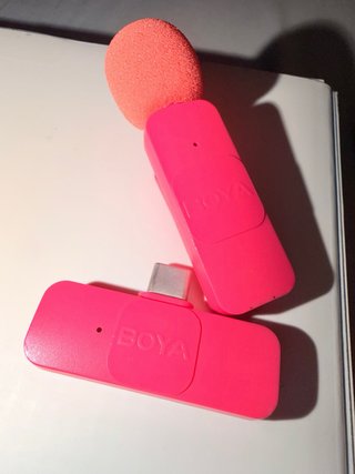Micrófonos BOYA Rosados