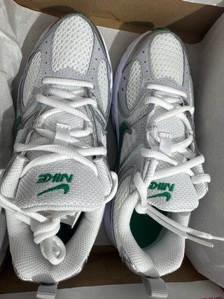 Zapatillas deportivas Nike niño verde/plata
