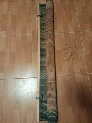 Persiana de madera enrollable