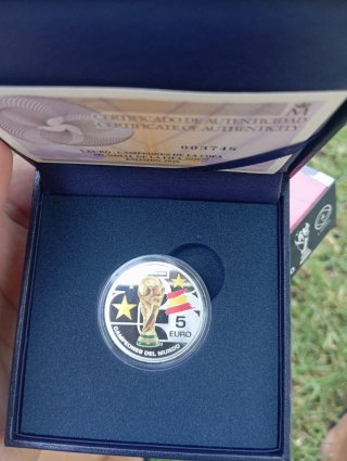 Moneda Plata Mundial FIFA 2026 Campeones