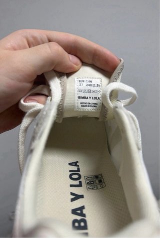 Zapatillas Bimba y Lola Beige/Blanco