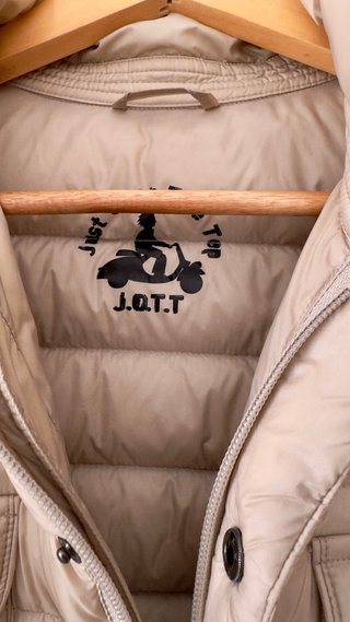 Chaqueta Jott Cris plumífera beige