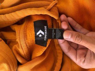 Sudadera Converse Mostaza con Capucha