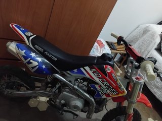 Pit Bike Rebel Master Infantil Roja