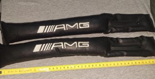 2 Cojines Relleno AMG Asiento Coche Negro
