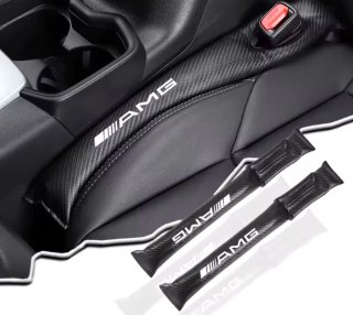 2 Cojines Relleno AMG Asiento Coche Negro