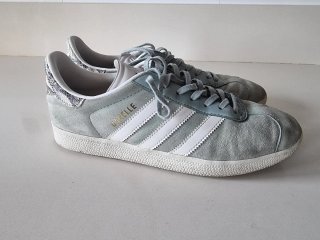 Adidas Gazelle Gris y Blanco