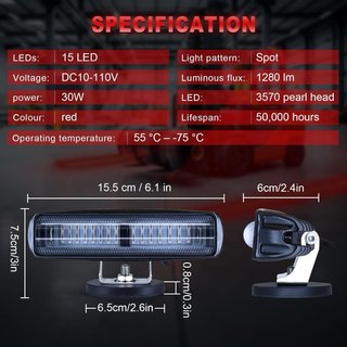NUEVO! 2 Luces LED para Carretilla Elevadora
