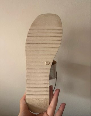Sandalias doradas plataforma talla 40