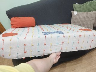Cama para mascotas hecha a mano