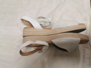 Sandalias Fanny Valero Beige/Blanco