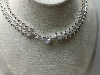 Conjunto Collar y Pulsera Plata Eslabón Grueso