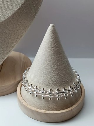 Conjunto Collar y Pulsera Plata Eslabón Grueso