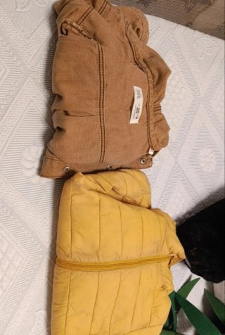 Conjunto Ropa Niño Zara Marrón y Amarillo
