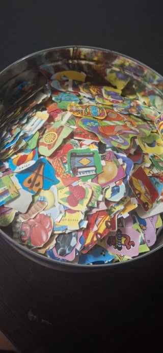 Antiguos cromos de colección