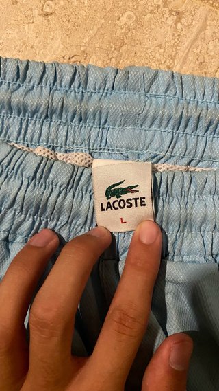 Conjunto Lacoste Azul