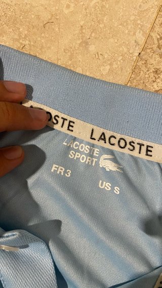Conjunto Lacoste Azul