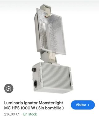 Luminaria Ignator Monsterlight MC HPS 1000W