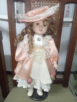 Muñeca Porcelana Victoriana Colección