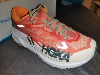 Zapatillas Hoka Mafate X Trail Running Naranja/Ros