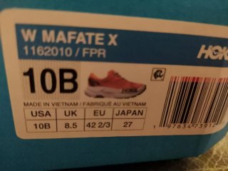Zapatillas Hoka Mafate X Trail Running Naranja/Ros